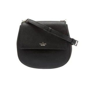 kate spade Black Crossbody Saddle Bag